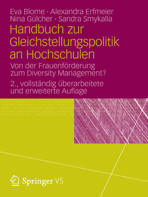 cover image of Handbuch zur Gleichstellungspolitik an Hochschulen